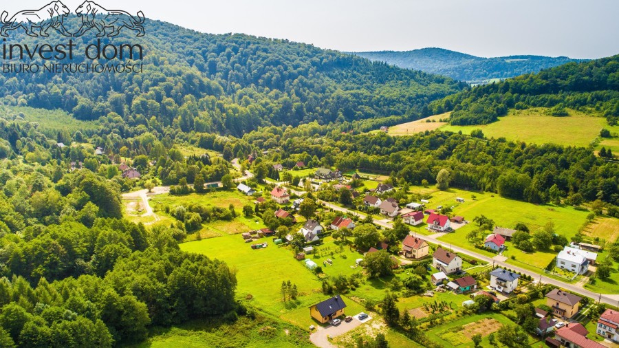 gorlicki, Ropa, Łosie, małopolskie, Wyjątkowa posiadłość z ogrodem pod lasem w Łosiu!