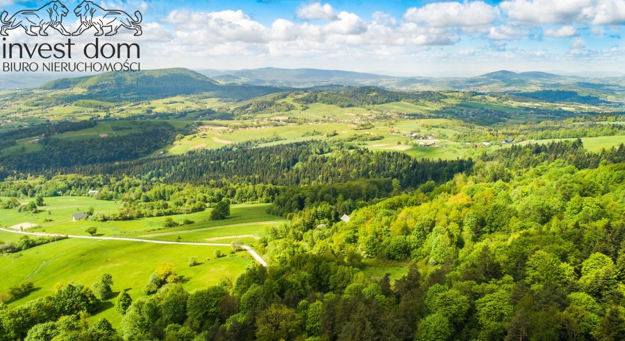gorlicki, Gorlice, Szymbark, małopolskie, Malownicze działki na Maślanej Górze w Szymbarku..