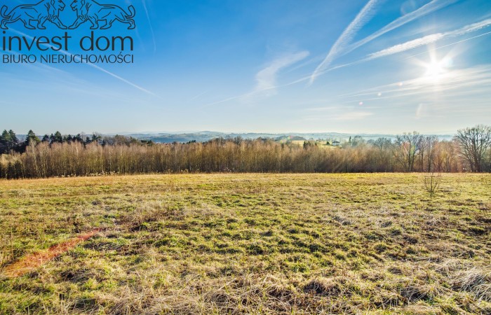 podkarpackie, jasielski, Widokowa działka budowlana w Lisowie!