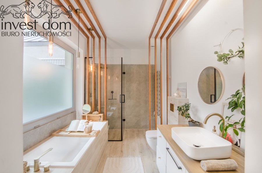 gorlicki, Gorlice, Gorlice, małopolskie, Śródziemnomorska Willa z Kolonialną Nutą | Spokój, Las, Przestrzeń