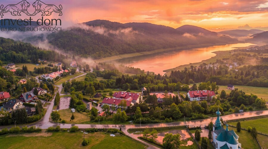 gorlicki, Ropa, Klimkówka, małopolskie, ..zdobądź się na hotel nad jeziorem w Klimkówce!