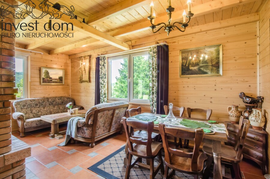 gorlicki, Ropa, Klimkówka, małopolskie, oaza spokoju - urokliwy dom nad jeziorem w Klimkówce!