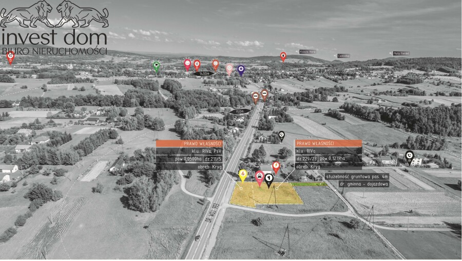 gorlicki, Lipinki, Kryg, małopolskie, Działki w Krygu z potencjałem!