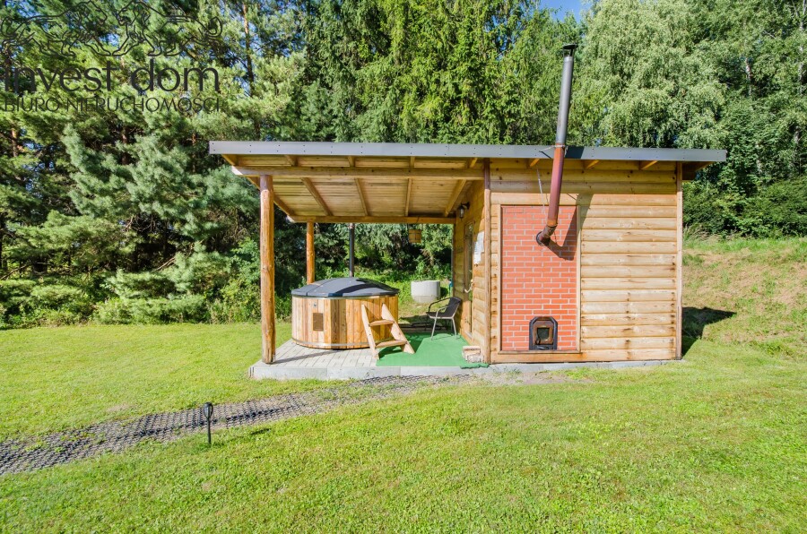 gorlicki, Sękowa, Męcina Wielka, małopolskie, Wyjątkowa willa z 5-hektarową posiadłością pod lasem – Męcina Wielka