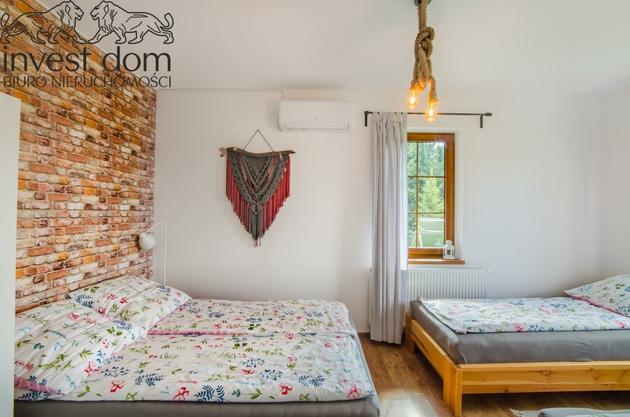 gorlicki, Sękowa, Męcina Wielka, małopolskie, Wyjątkowa willa z 5-hektarową posiadłością pod lasem – Męcina Wielka