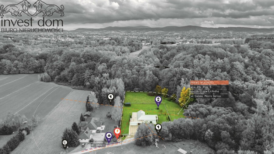 gorlicki, Gorlice, Gorlice, małopolskie, Śródziemnomorska Willa z Kolonialną Nutą | Spokój, Las, Przestrzeń