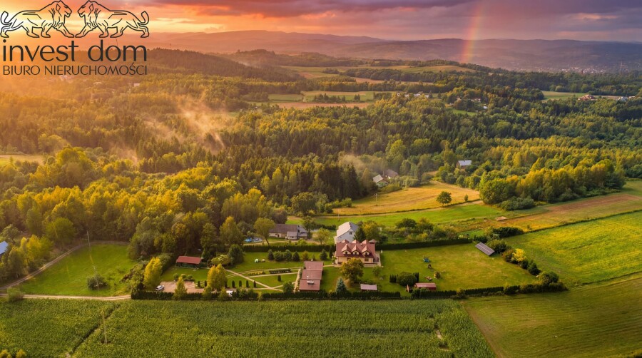 gorlicki, Biecz, Biecz, Belna, Funkcjonujący pensjonat z domkami i SPA w sercu Beskidu Niskiego – 32 miejsca noclegowe