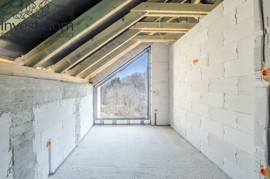 gorlicki, Gorlice, Gorlice, małopolskie, Nowoczesny Dom na Słonecznym Wzgórzu | 125 m² | 10 Minut do Centrum Gorlice | Stan Surowy Zamknięty