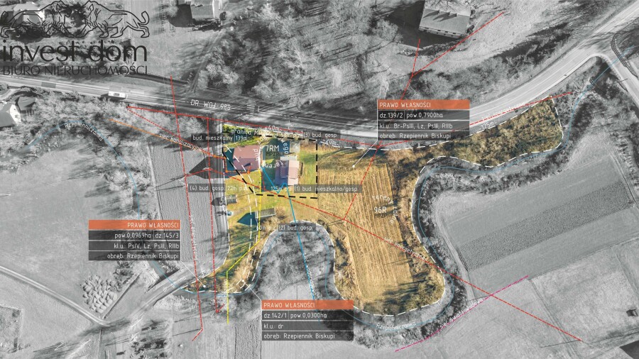 tarnowski, Rzepiennik Strzyżewski, Rzepiennik Biskupi, małopolskie, Siedlisko z gospodarstwem w Rzepiennik Biskupi!