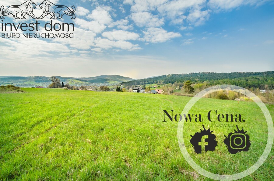 gorlicki, Gorlice, Ropica Polska, małopolskie, Widokowe działki budowlane w Ropicy Polskiej !!