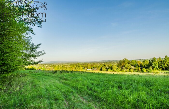 małopolskie, gorlicki, ..panoramiczna działka budowlana okalana lasem!