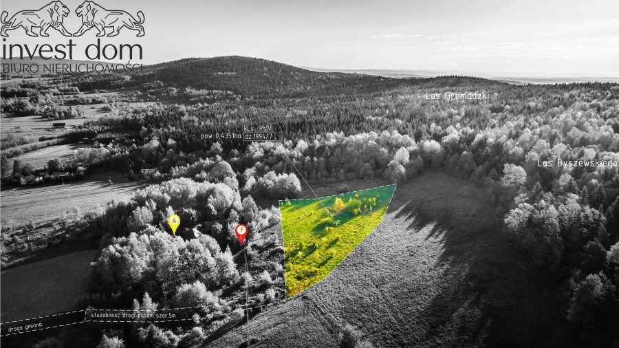 gorlicki, Lipinki, Wójtowa, małopolskie, ..panoramiczna działka budowlana okalana lasem!