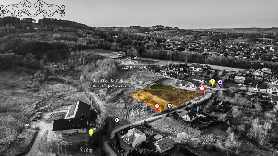 gorlicki, Gorlice, Gorlice, Sadowa, widokowe działki nieopodal centrum!