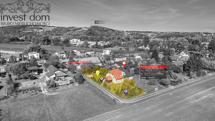 gorlicki, Biecz, Libusza, małopolskie, Klimatyczny dom w zabudowie bliźniaczej w Libuszy!