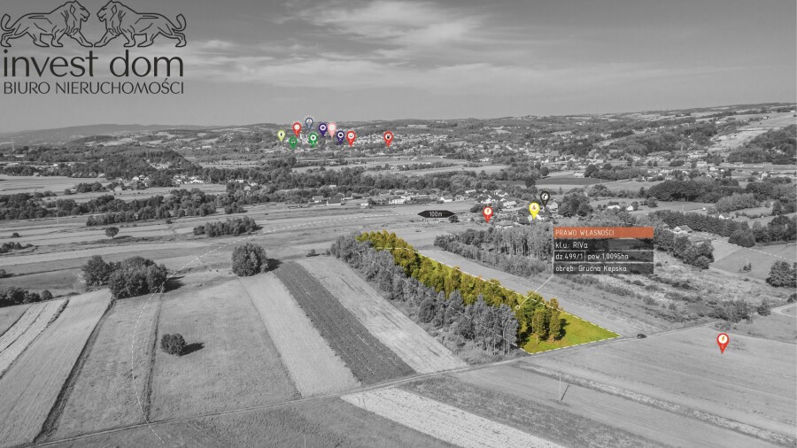 gorlicki, Biecz, Grudna Kępska, małopolskie, Teren rolny z potencjałem inwestycyjnym!