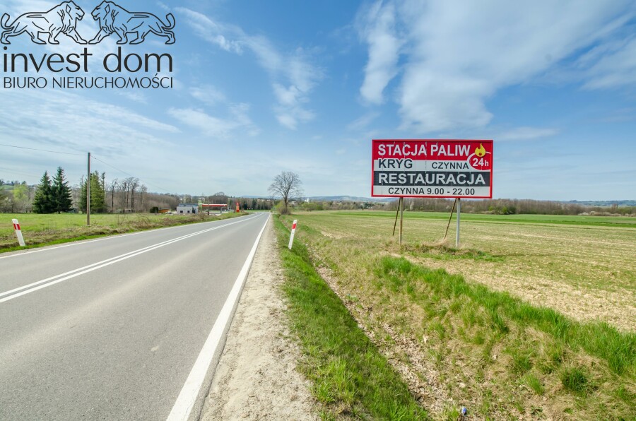 gorlicki, Lipinki, Kryg, małopolskie, Kryg – działka usługowa 6KD/U pod stację paliw, myjnię | przy drodze 993 | MPZP