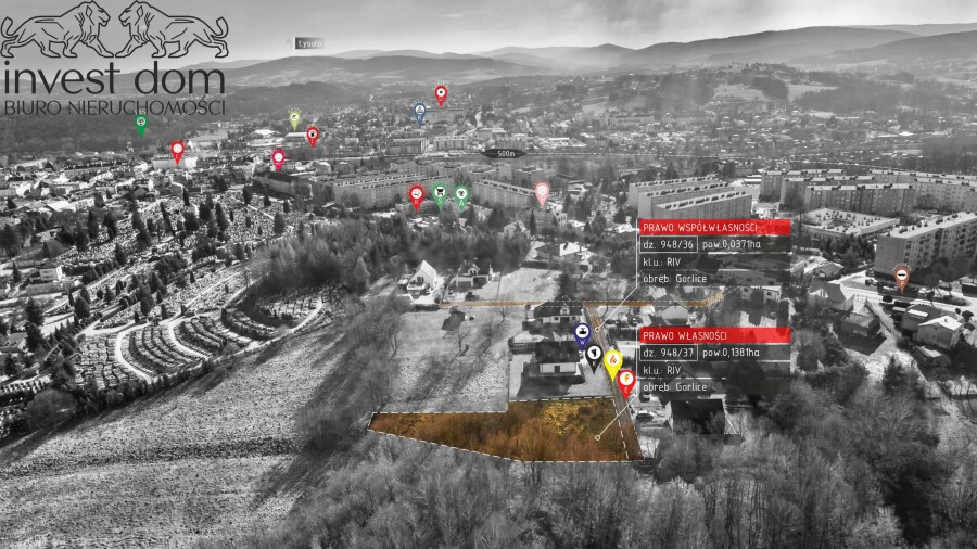 gorlicki, Gorlice, Gorlice, Krakowska, ekskluzywna działka budowlana w Gorlicach przy ulicy Krakowskiej!