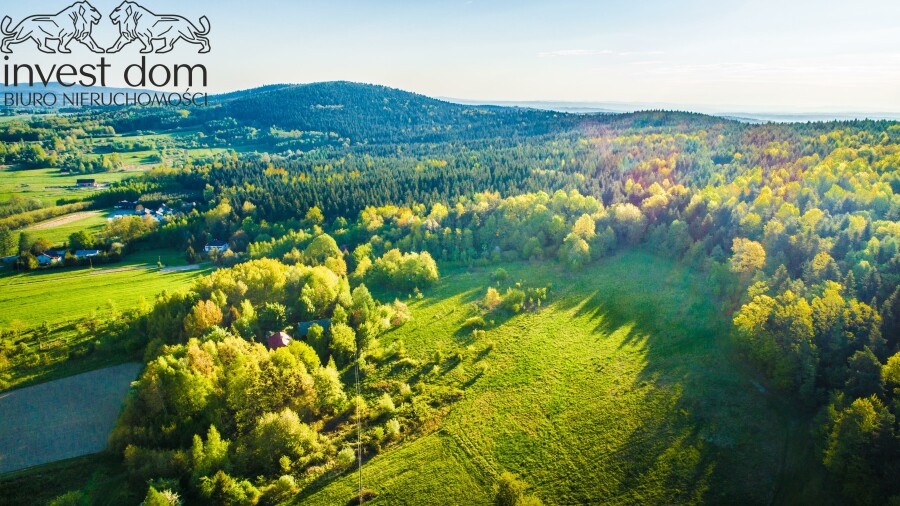 gorlicki, Lipinki, Wójtowa, małopolskie, ..panoramiczna działka budowlana okalana lasem!