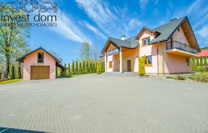 małopolskie, gorlicki, Wyjątkowy pensjonat w sercu Beskidu Niskiego | posiadłość z panoramicznym widokiem | Wysowa Zdrój