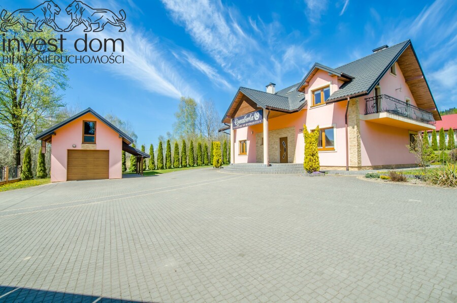 gorlicki, Uście Gorlickie, Wysowa-Zdrój, małopolskie, Wyjątkowy pensjonat w sercu Beskidu Niskiego | posiadłość z panoramicznym widokiem | Wysowa Zdrój