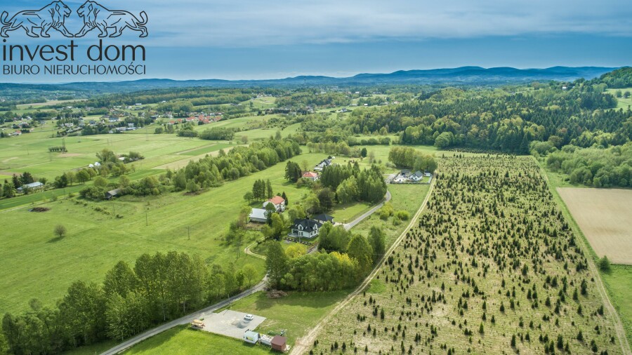gorlicki, Łużna, Mszanka, małopolskie, Malownicza działka pod wymarzony dom w Mszance...
