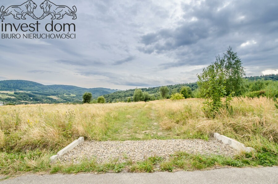 gorlicki, Gorlice, Szymbark, małopolskie, Panoramiczna działka pod wymarzony dom w Szymbarku...
