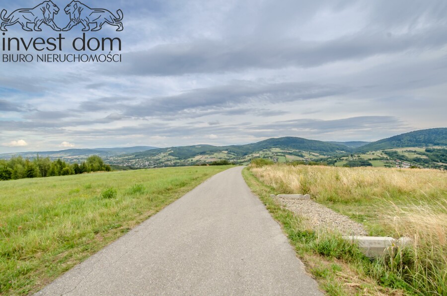 gorlicki, Gorlice, Szymbark, małopolskie, Panoramiczna działka pod wymarzony dom w Szymbarku...