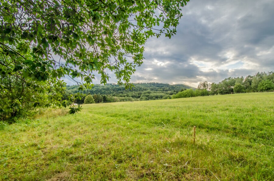 gorlicki, Gorlice, Szymbark, małopolskie, Panoramiczna działka pod wymarzony dom w Szymbarku...