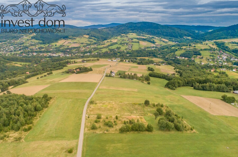 gorlicki, Gorlice, Szymbark, małopolskie, Panoramiczna działka pod wymarzony dom w Szymbarku...