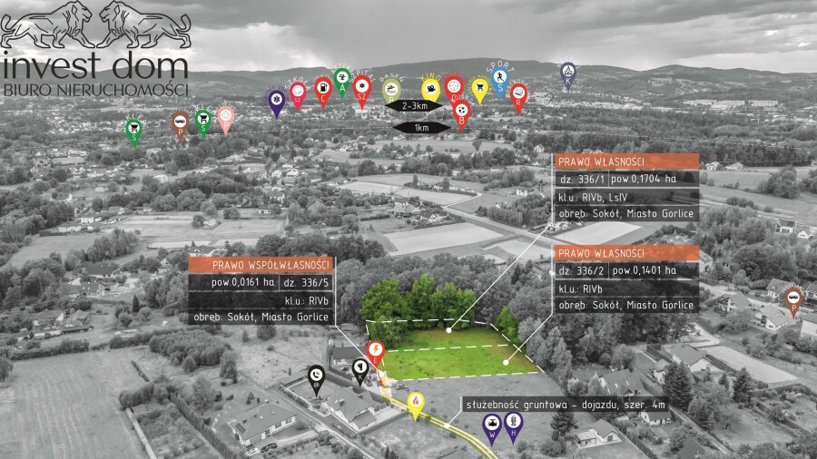 gorlicki, Gorlice, Gorlice, Sokół, Działka budowlana w Sokole 0,31ha - okazja!