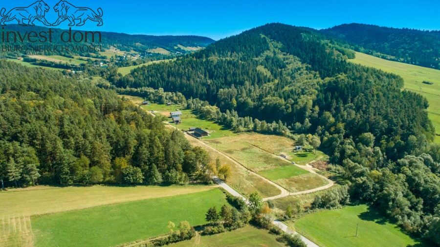 gorlicki, Uście Gorlickie, Śnietnica, małopolskie, Działka nad rzeką Czarną. Beskid Niski w swojej najspokojniejszej odsłonie.