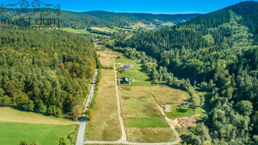 gorlicki, Uście Gorlickie, Śnietnica, małopolskie, Działka nad rzeką Czarną. Beskid Niski w swojej najspokojniejszej odsłonie.