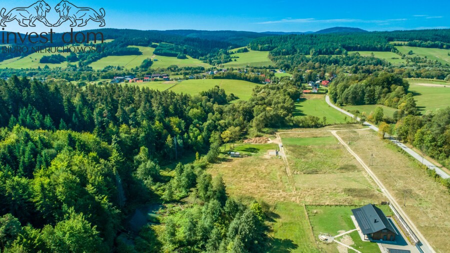 gorlicki, Uście Gorlickie, Śnietnica, małopolskie, Działka nad rzeką Czarną. Beskid Niski w swojej najspokojniejszej odsłonie.