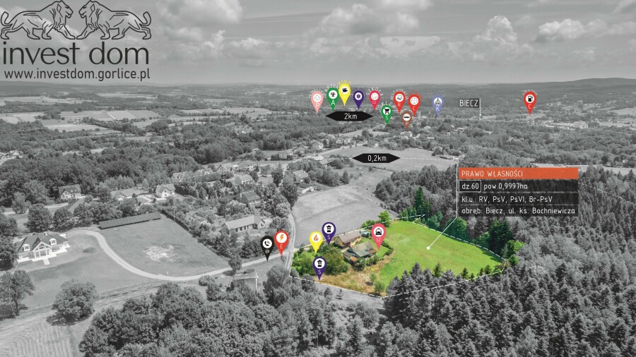 gorlicki, Biecz, Biecz, ks. Jana Bochniewicza, Dom na wynajem pod lasem, blisko centrum Biecza – od 20 listopada