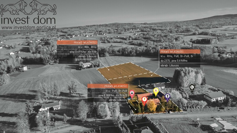 gorlicki, Biecz, Libusza, małopolskie, Siedlisko z duszą pod Bieczem – dom, sad i 1,39 ha przestrzeni dla Twojej przyszłości